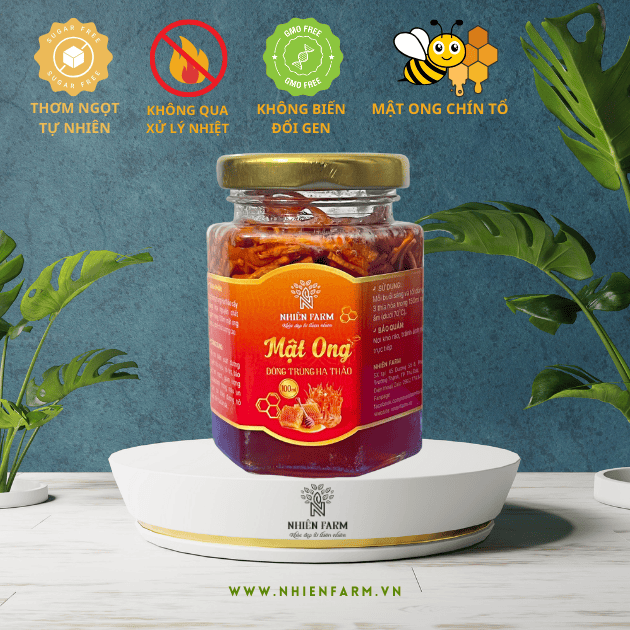 Đông trùng hạ thảo ngâm mật ong (100ml)